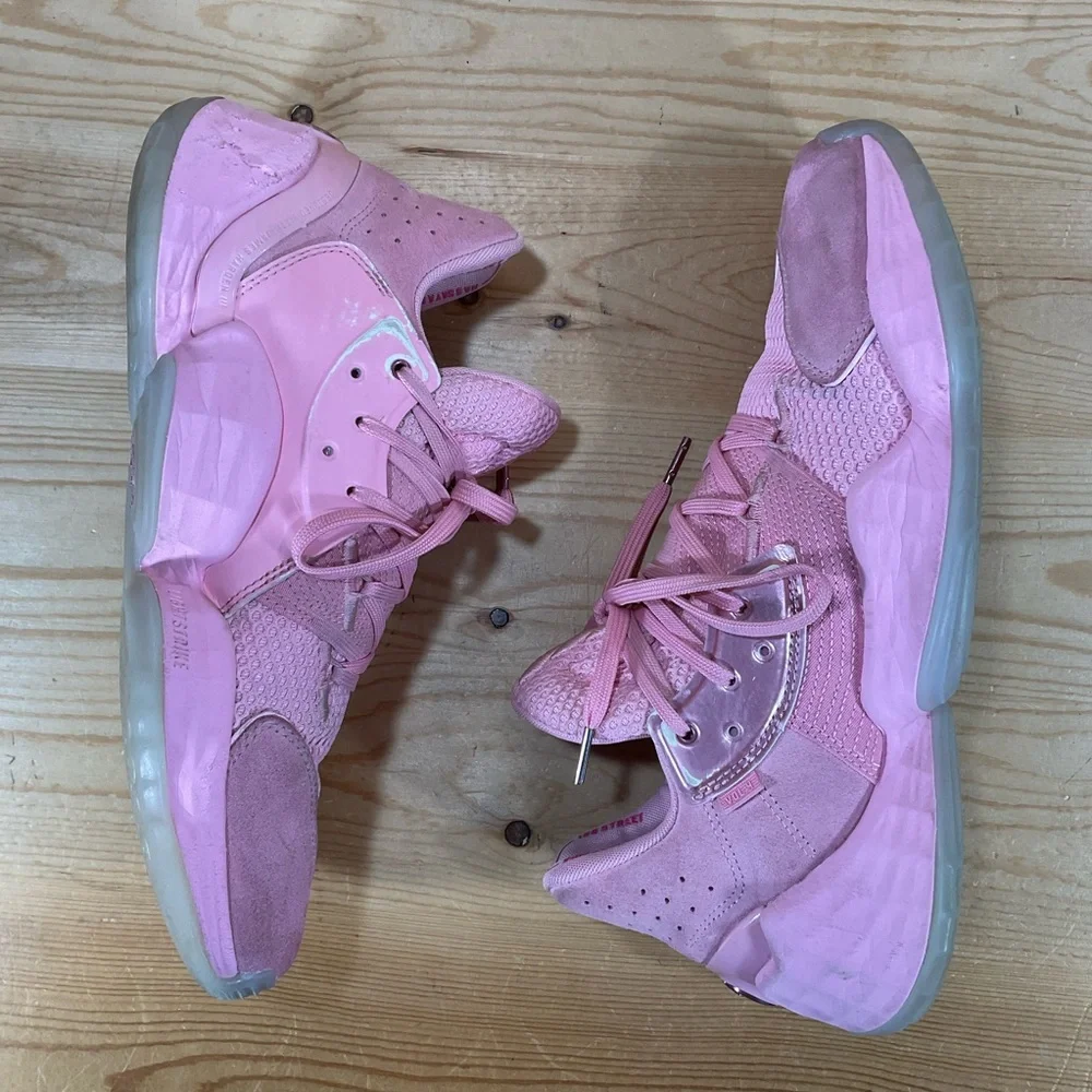 Adidas James Harden Vol. 4 Pink Lemonade Basketball Shoes Men’s 10 Suede F97188